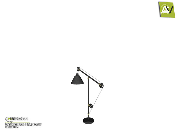 Sims 4 — Wyndham Industrial Table Lamp by ArtVitalex — - Wyndham Industrial Table Lamp - ArtVitalex@TSR, Nov 2019