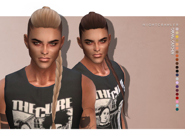 Sims 4 — Nightcrawler-Dreamcatcher (HAIR) by Nightcrawler_Sims — NEW HAIR MESH T/E Smooth bone assignment All lods