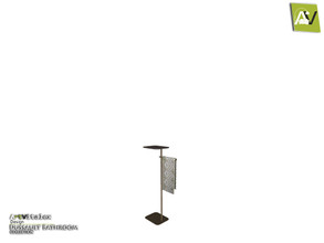 Sims 3 — Dussault Towel Holder Stand by ArtVitalex — - Dussault Towel Holder Stand - ArtVitalex@TSR, Dec 2019