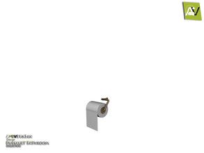 Sims 3 — Dussault Toilet Paper Holder by ArtVitalex — - Dussault Toilet Paper Holder - ArtVitalex@TSR, Dec 2019