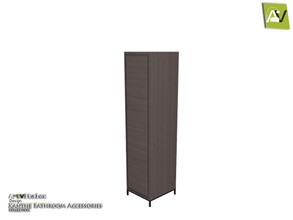Sims 3 — Xanthe Cupboard High With A Door And Drawers by ArtVitalex — - Xanthe Cupboard High With A Door And Drawers -