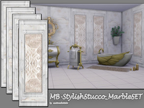 Sims 4 — MB-StylishStucco_MarbleSET by matomibotaki — MB-StylishStucco_MarbleSET, luxury marble wall siding set, come in