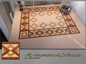 Sims 4 — MB-WarmWood_Intarsia by matomibotaki — MB-WarmWood_Intarsia,elegant intarsia wooden floor, part of the set -