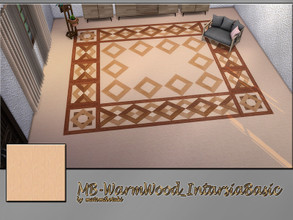 Sims 4 — MB-WarmWood_IntarsiaBasic by matomibotaki — MB-WarmWood_IntarsiaBasic, elegant intarsia wooden floor, part of