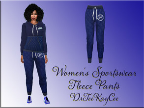 Sims 4 — Enter title here...Women's Sportswear Quilted Fleece Pants by drteekaycee — These pants are a part of a