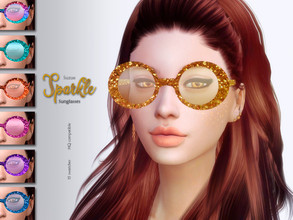 Sims 4 — Sparkle Sunglasses by Suzue — -New Mesh (Suzue) -15 Swatches -For Female and Male (Teen to Elder) -HQ Compatible