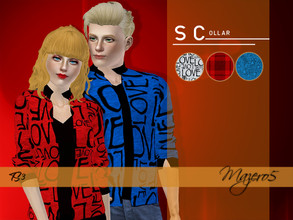 Sims 3 — Scollar Male Cloth by Mazero5 — Couple Clothes - Also available for FEMALE Available for YA/A Recolorable