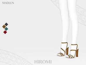 Sims 4 — Madlen Hiromi Shoes by MJ95 — Mesh modifying: Not allowed. Recolouring: Allowed (Please add original link in the