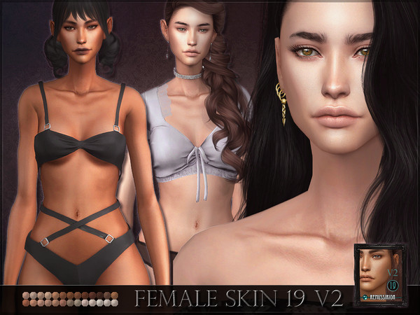 Sims 4 — Female Skin 19 - V2 - less defined ribs by RemusSirion — Since TSR removed me from their Artist program on 30th