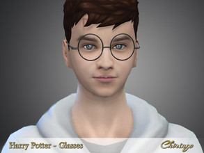 Sims 4 — Harry Potter glasses by chiringo-chan — Because I have made Hermione from Harry Potter now it is time to build