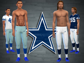 Sims 4 — Dallas Cowboys uniform pants fitness needed by RJG811 — Dallas Cowboys uniform pants Requires Fitness Stuff Pack