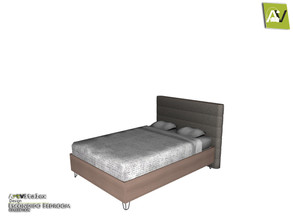 Sims 3 — Escondido Bed by ArtVitalex — - Escondido Bed - ArtVitalex@TSR, Dec 2019
