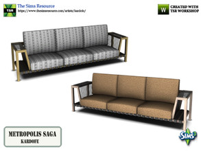 Sims 3 — kardofe_Metropolis Saga_Sofa by kardofe — Sofa of industrial style, with a very original design with leather