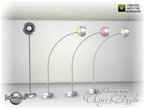 Sims 4 — love apple Dining room floor lamp by jomsims — love apple Dining room floor lamp
