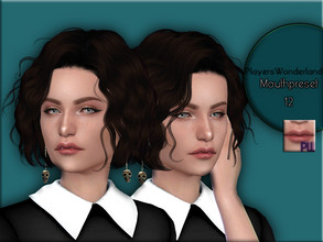 Sims 4 — Mouthpreset N 12 by PlayersWonderland — Custom thumbnail Non default You can find it by clicking on the mouth of