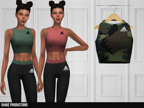 Sims 4 — ShakeProductions 340 - 1 by ShakeProductions — Tops/Brassieres New Mesh All LODs Handpainted 13 Colors