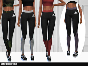 Sims 4 — ShakeProductions 340 - 2 by ShakeProductions — Bottoms/Skin Tight Leggings Handpainted 13 Colors