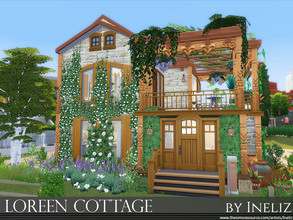 Sims 4 — Loreen Cottage by Ineliz — Small, cozy and beautiful, Loreen Cottage is a perfect place for a small family to