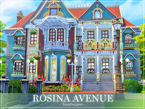 Sims 4 — Rosina Avenue by Xandralynn — Rosina Avenue is a two-story dormitory ideally designed for University of