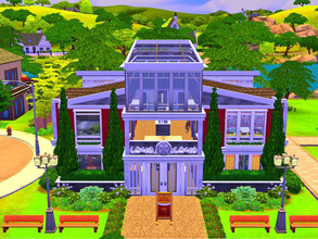 Sims 4 — Foxbury Student Apartments by peru_queen2 — The apartments are setup as studios and each contain a small