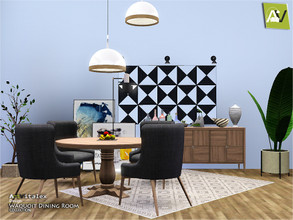 Sims 3 — Waquoit Dining Room by ArtVitalex — - Waquoit Dining Room - ArtVitalex@TSR, Dec 2019 - All objects are