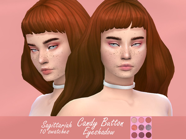 Sims 4 — Colourpop Candy Button Eyeshadow by Sagittariah — base game compatible 10 swatches properly tagged enabled for