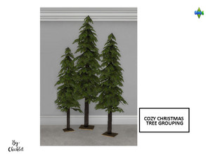 Sims 4 — Cozy Christmas Clutter - Tree Grouping by Chicklet — This is Part 1 of my Cozy Christmas Clutter Set Tis the