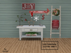 Sims 4 — Cozy Christmas Clutter - PART 3 by Chicklet — This is Part 3 of my Cozy Christmas Clutter Set Tis the Season to