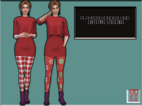 Sims 4 — Christmas Stockings by PlayersWonderland — Part 2 of S.I.M Valleys advent calendar! 6 Swatches Custom thumbnail 