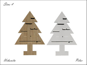 Sims 4 —  Abeto Shelf by Pilar — Objects to decorate the Christmas holidays