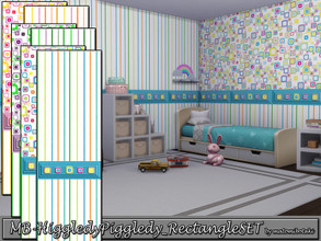 Sims 4 — MB-HiggledyPiggledy_RectangleSET by matomibotaki — MB-HiggledyPiggledy_RectangleSET, 2 cute wallpapers for the