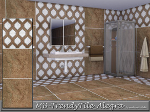 Sims 4 — MB-TrendyTile_Alegra by matomibotaki — MB-TrendyTile_Alegra, elegant tile set in dark marble , partly with upper