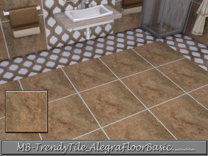 Sims 4 — MB-TrendyTile_AlegraFloorBasic by matomibotaki — MB-TrendyTile_AlegraFloorBasic, elegant tile set in dark marble