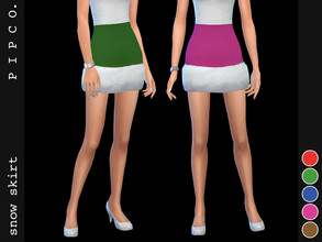Sims 4 — Snow Skirt. by Pipco — A cute, stylish skirt. 5 swatches base game compatible ea mesh edit all lods custom