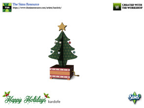 Sims 3 — kardofe_Happy Holidays_Music box 2 by kardofe — Music box with Christmas tree, small 