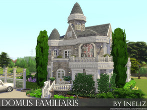 Sims 4 — Domus Familiaris by Ineliz — Huge family home with 3 bedrooms, 2 bathrooms and plenty of space around the house