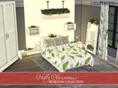 Sims 4 — Holly Christmas Bedroom Collection {Mesh Required} by neinahpets — A recolored bedroom collection featuring