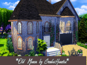 Sims 4 — Old Victorian Manor by GenkaiHaretsu — Hello, I present to you today an old manor with 3 bedrooms and 4
