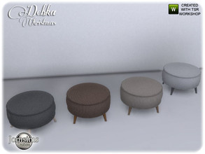 Sims 4 — Debka christmas living seat by jomsims — Debka christmas living seat