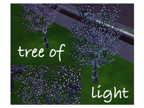 Sims 4 — Tree of Light(s) - Holiday pack required by secretlondon — Beautiful holiday/Xmas/winter/festive/Christmas tree.