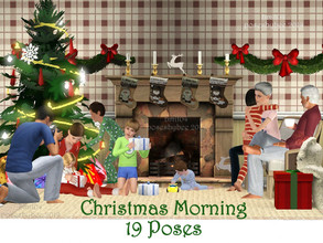 Sims 3 — Christmas Morning by jessesue2 — Christmas morning with the family is always a special time of year. Here are 19