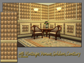 Sims 4 — MB-Vintage_Venue_Golden_Century by matomibotaki — MB-Vintage_Venue_Golden_Century, elegant and luxury wallpaper