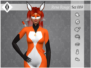 Sims 4 — Rena Rouge - Set009 by AleNikSimmer — THIS IS THE FULL SET. -TOU-: DON'T reupload my items as yours. DON'T