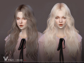 Sims 4 — WINGS-ON1216 by wingssims — Modified Normal Map December 21, 2019 This hair style has 25 kinds of color File
