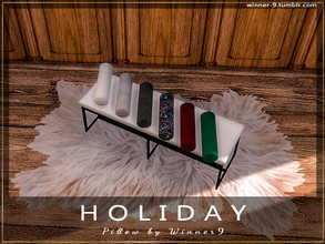 Sims 4 — Pillow by Winner9 — Pillow from my set Holiday, you can find it easy in your game by typing Winner9 or Holiday