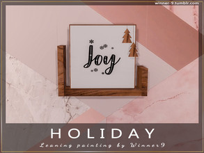 Sims 4 — Leaning painting by Winner9 — Leaning painting from my set Holiday, you can find it easy in your game by typing