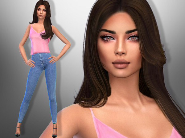 Sims 4 — Alexa Hines by divaka45 — Look at the creator`s notes for the custom content which I have used. DOWNLOAD