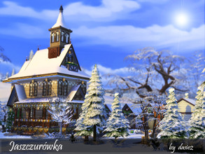 Sims 4 — Jaszczurowka by dasie22 — Jaszczurowka is a charming Christmas market in Zakopane style. This lovely park