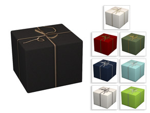Sims 4 — Single Present by sim_man123 — A single present, simply wrapped in colored paper and twine.