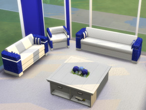 Sims 4 — The Glittery Living Room Set by BlackCat27 — The Glittery Living Room Set comes in 6 colours, all with plush